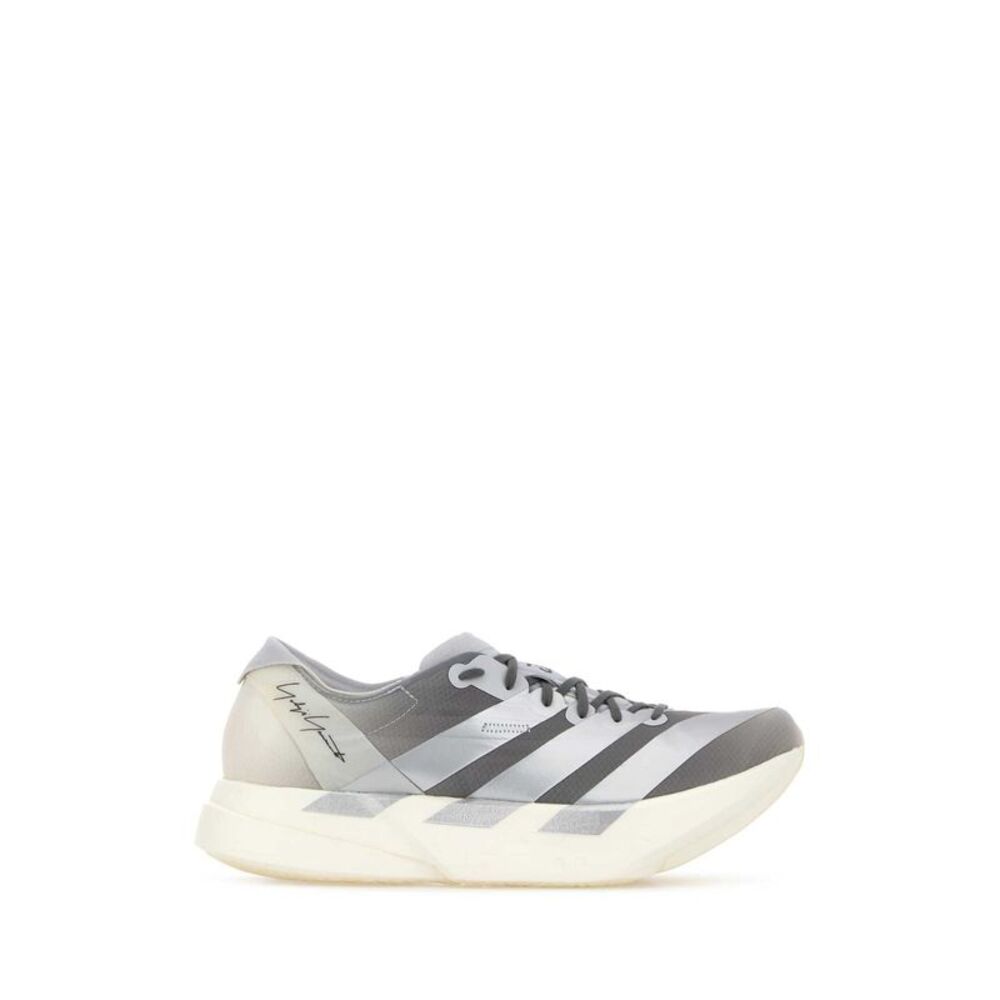 Y3 Yamamoto Unisex Grey Fabric Y3 Adios Pro 4 Sneakers